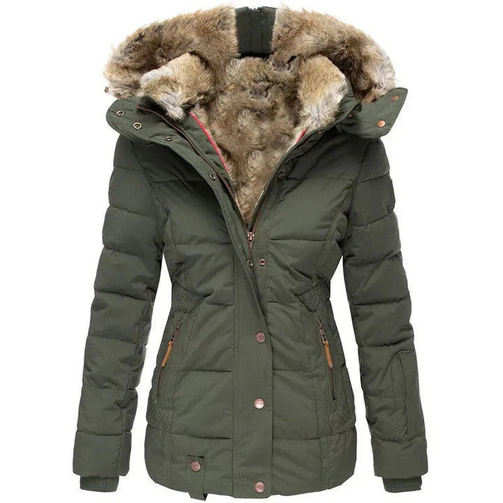 Anna™ | Warmer, pelzgefütterter Wintermantel