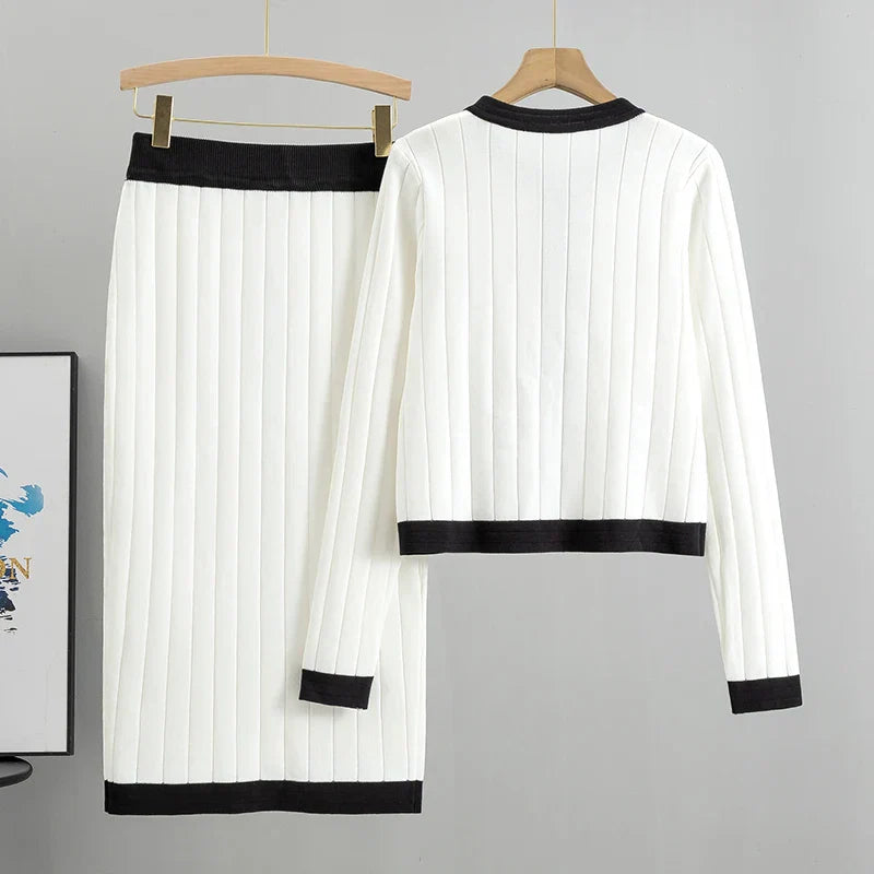 Mira – Schickes 2-teiligs Set mit Cardigan & Jupe