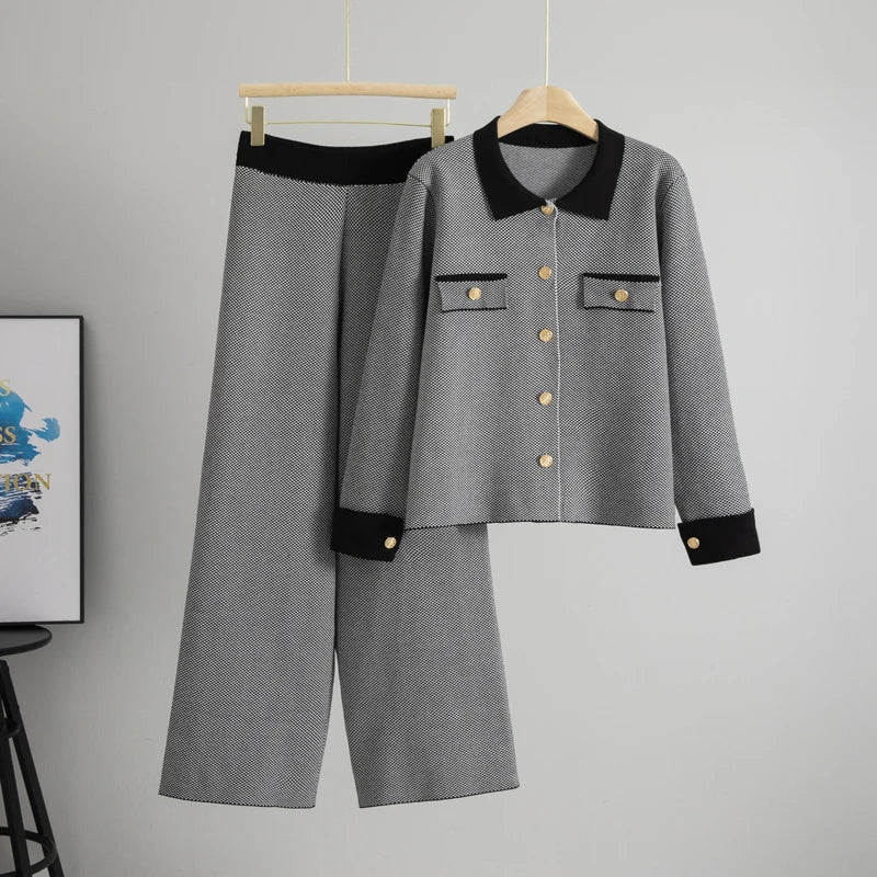 Agatha – Zweiteiligs Chequer-Anzugs-Set