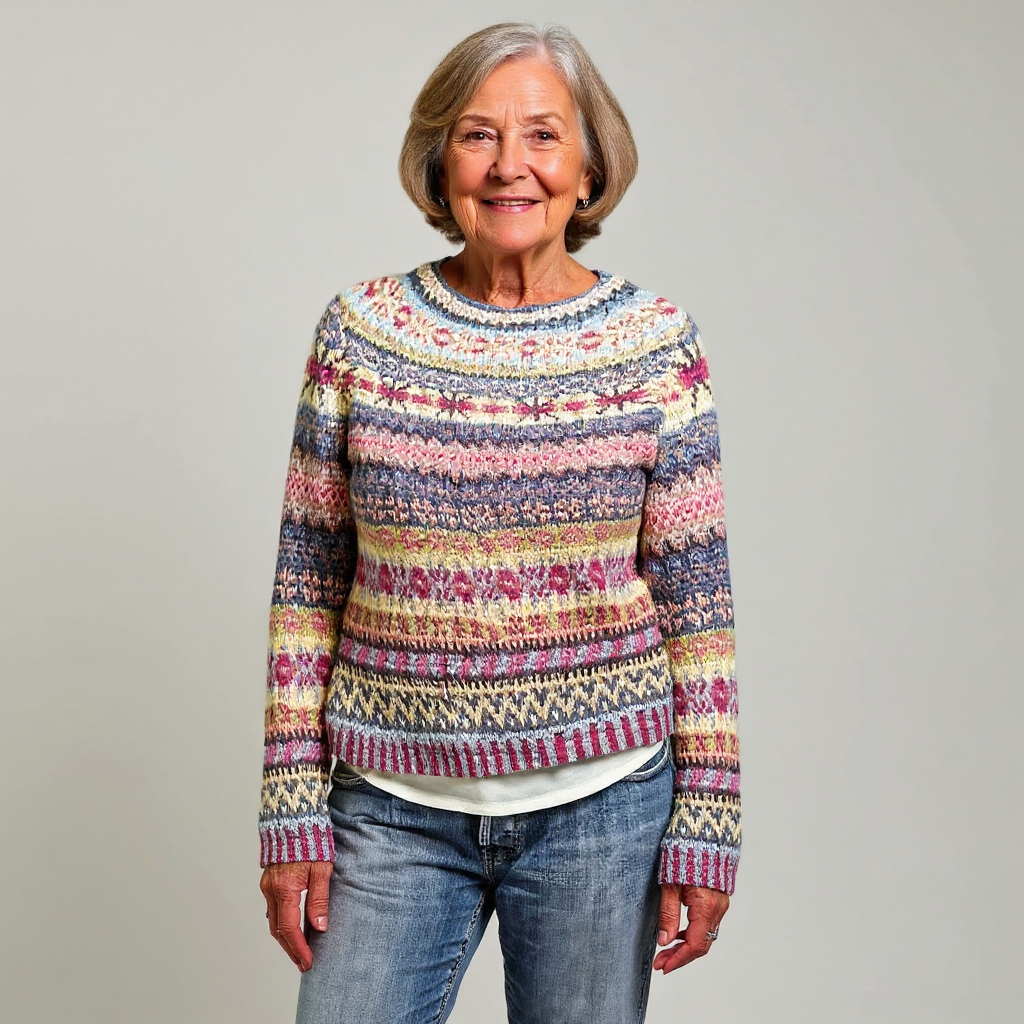 Zoey | Vintage Isländische Pullover