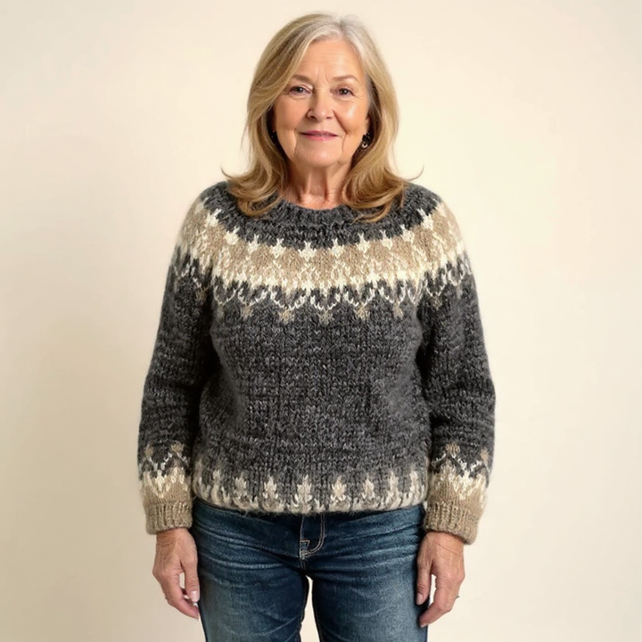 Samantha | Vintage Isländische Pullover