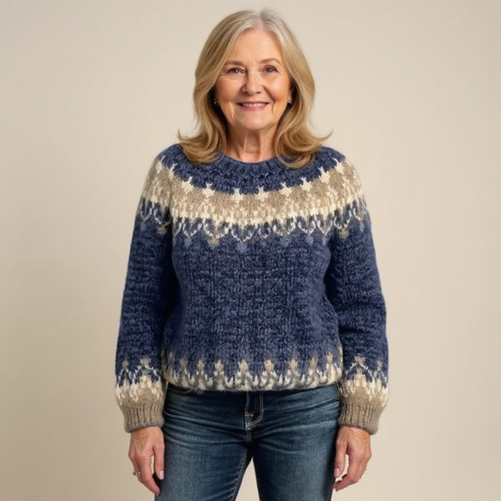Samantha | Vintage Isländische Pullover
