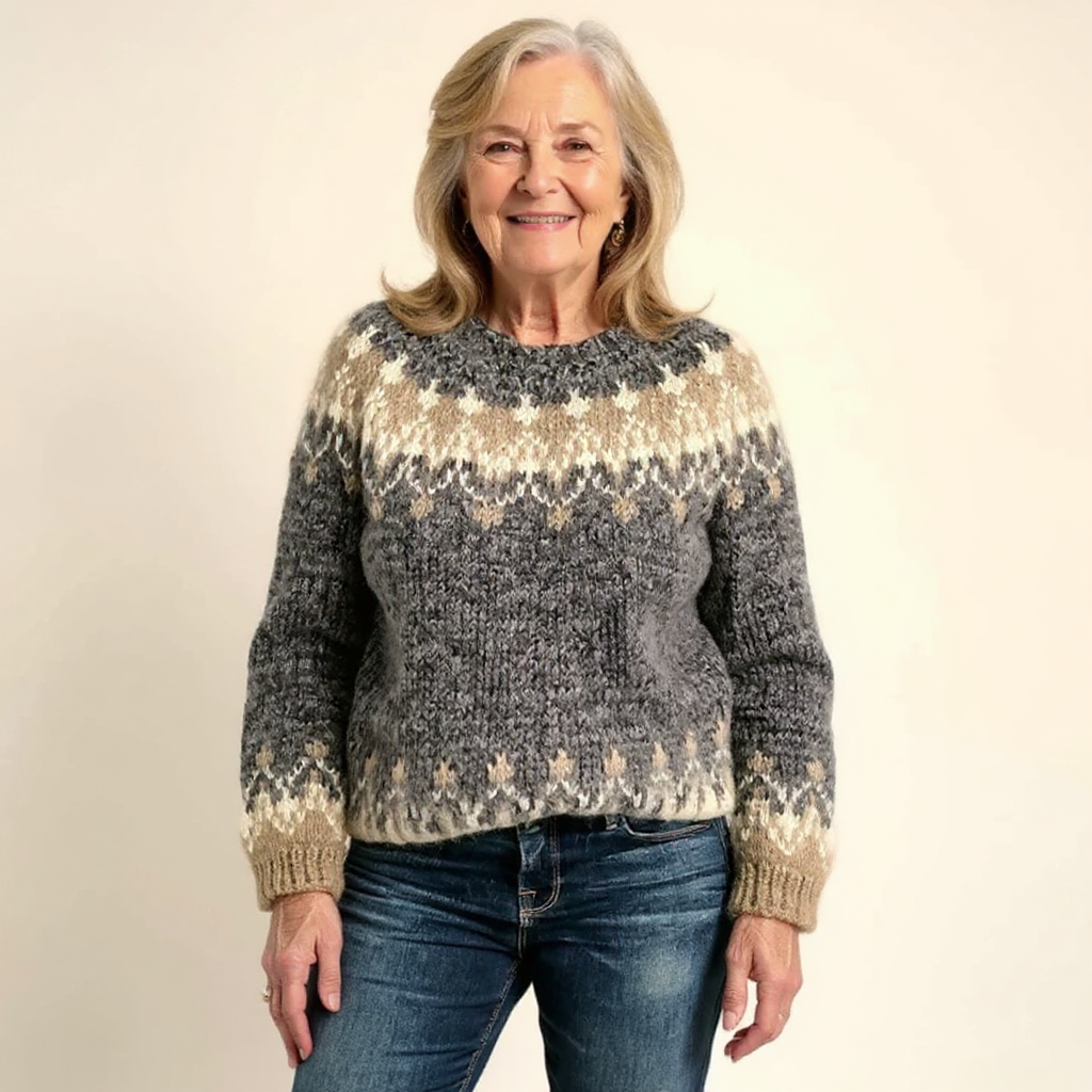 Samantha | Vintage Isländische Pullover
