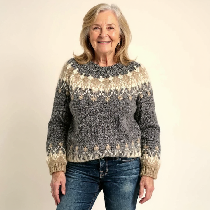 Samantha | Vintage Isländische Pullover