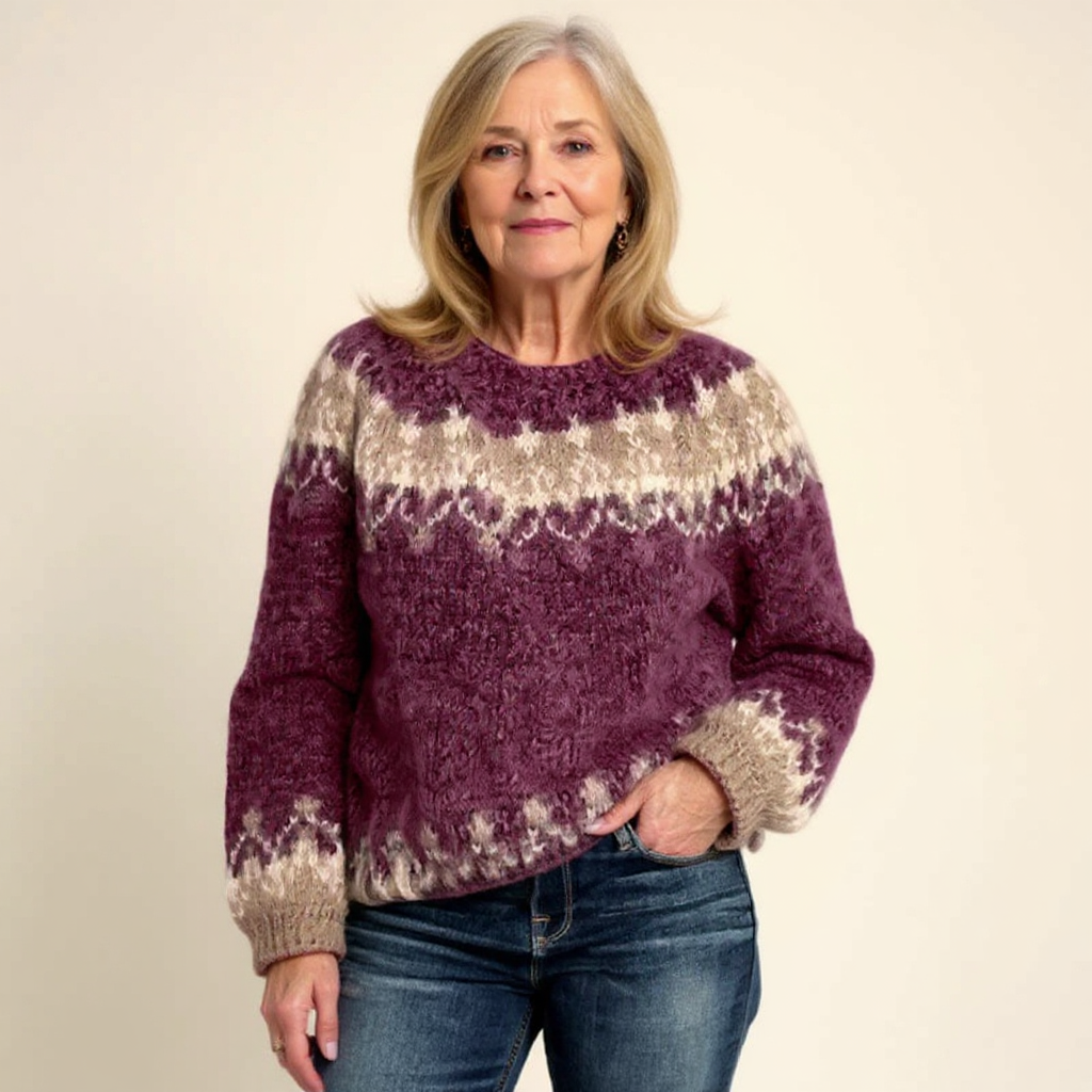 Samantha | Vintage Isländische Pullover