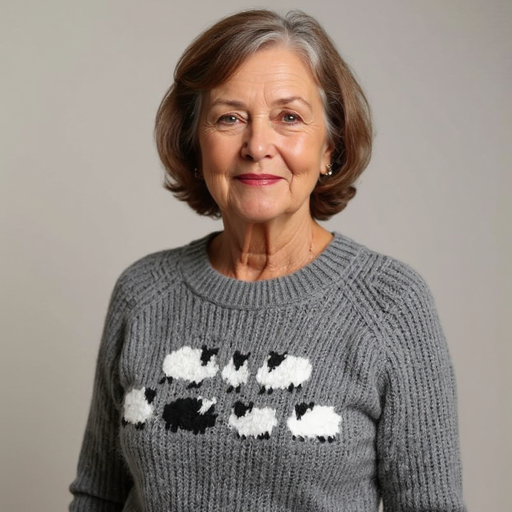 Ellie | Vintage Isländische Pullover