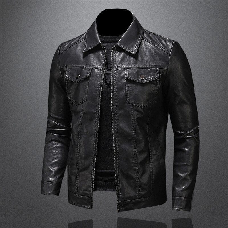 Antonio | Stilvolle Jacke aus veganem Leder