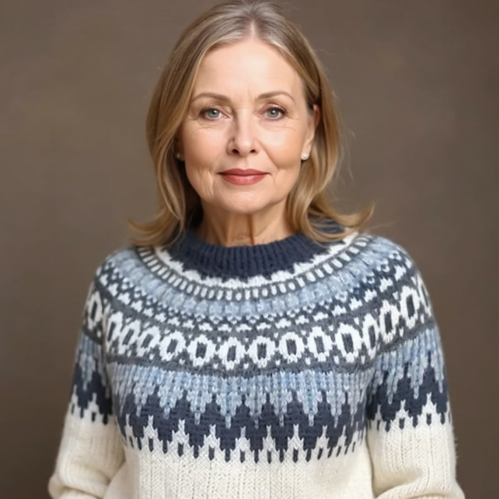 Maecey | Vintage Isländische Pullover